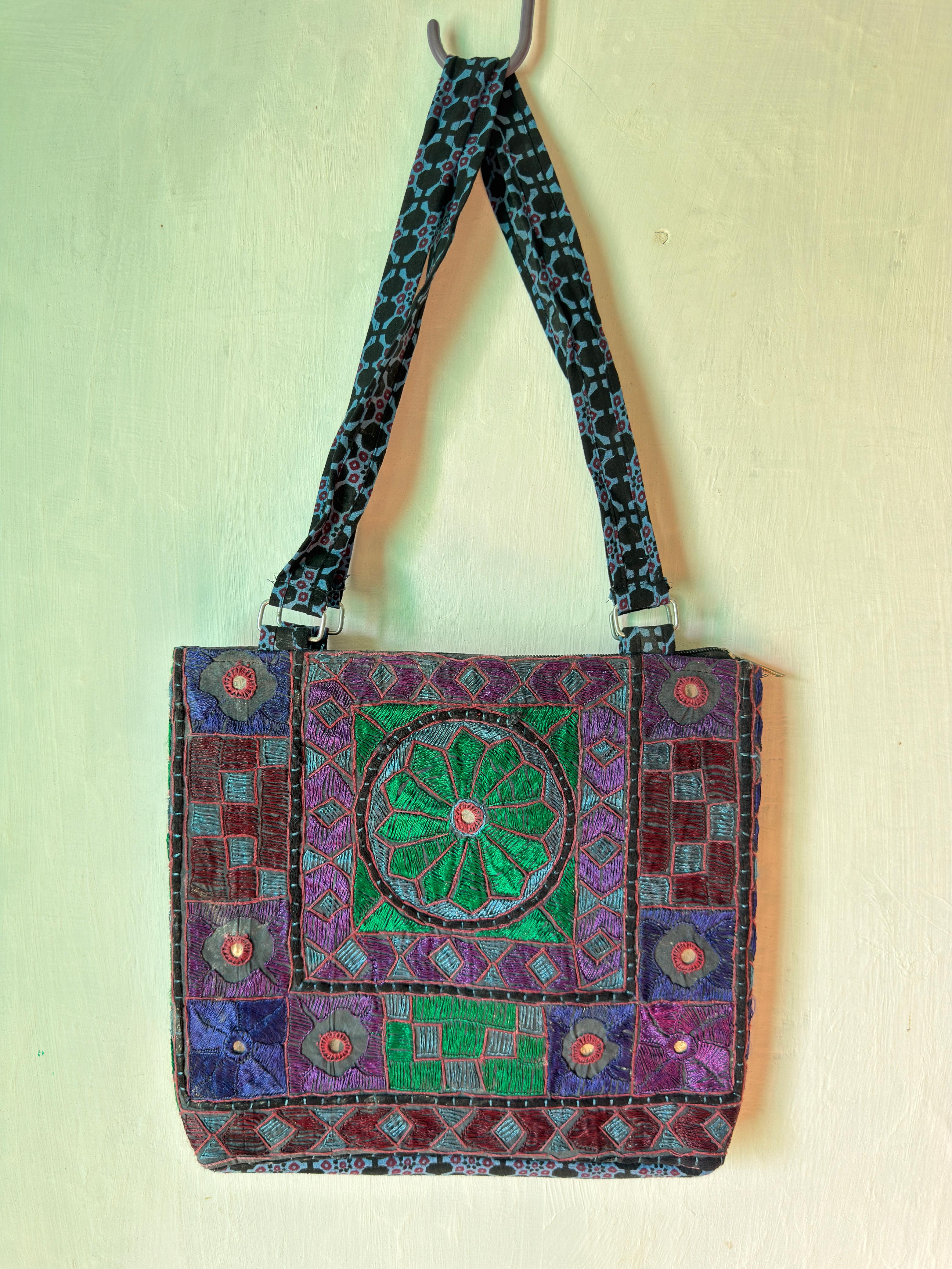 Patchwork tote bag
